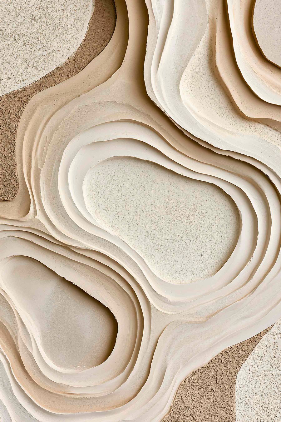 Texturas abstratas em camadas — design completo