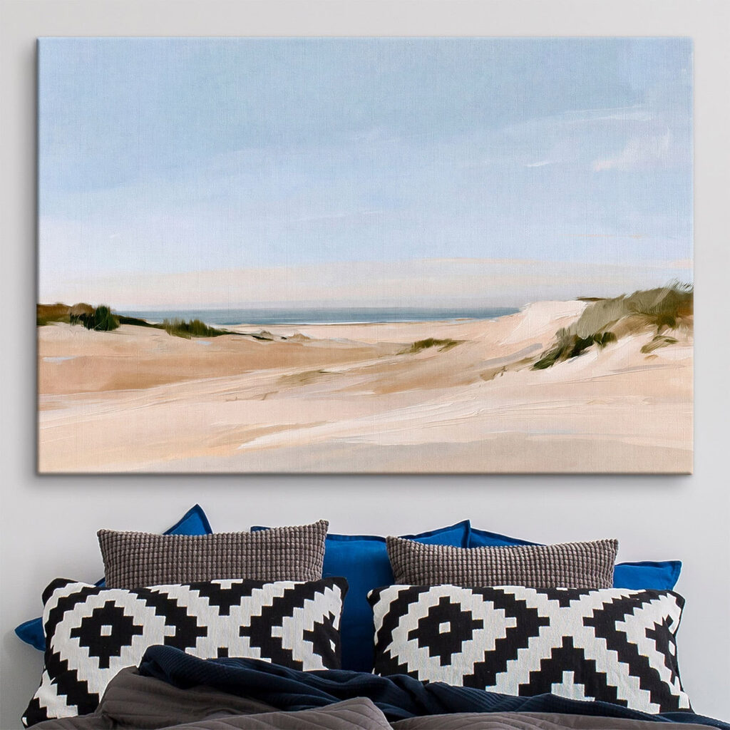 Dunas baixas em azul — interior 1