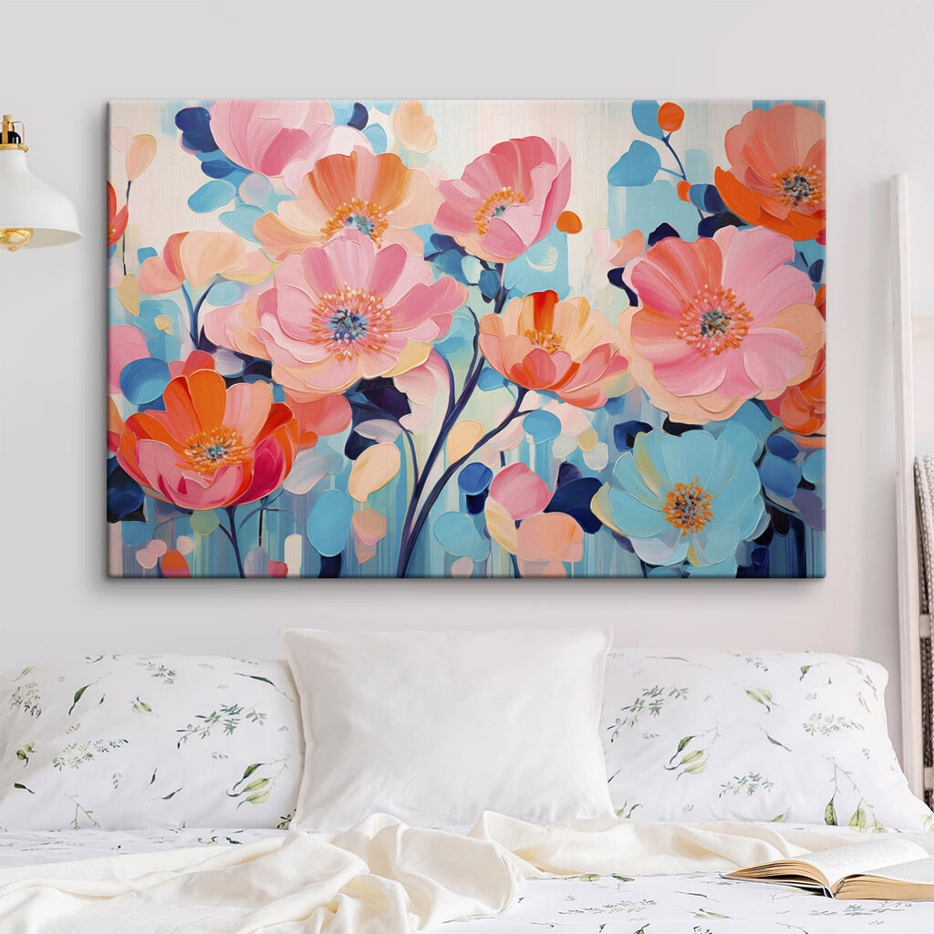 Flores em tons alegres — interior 2