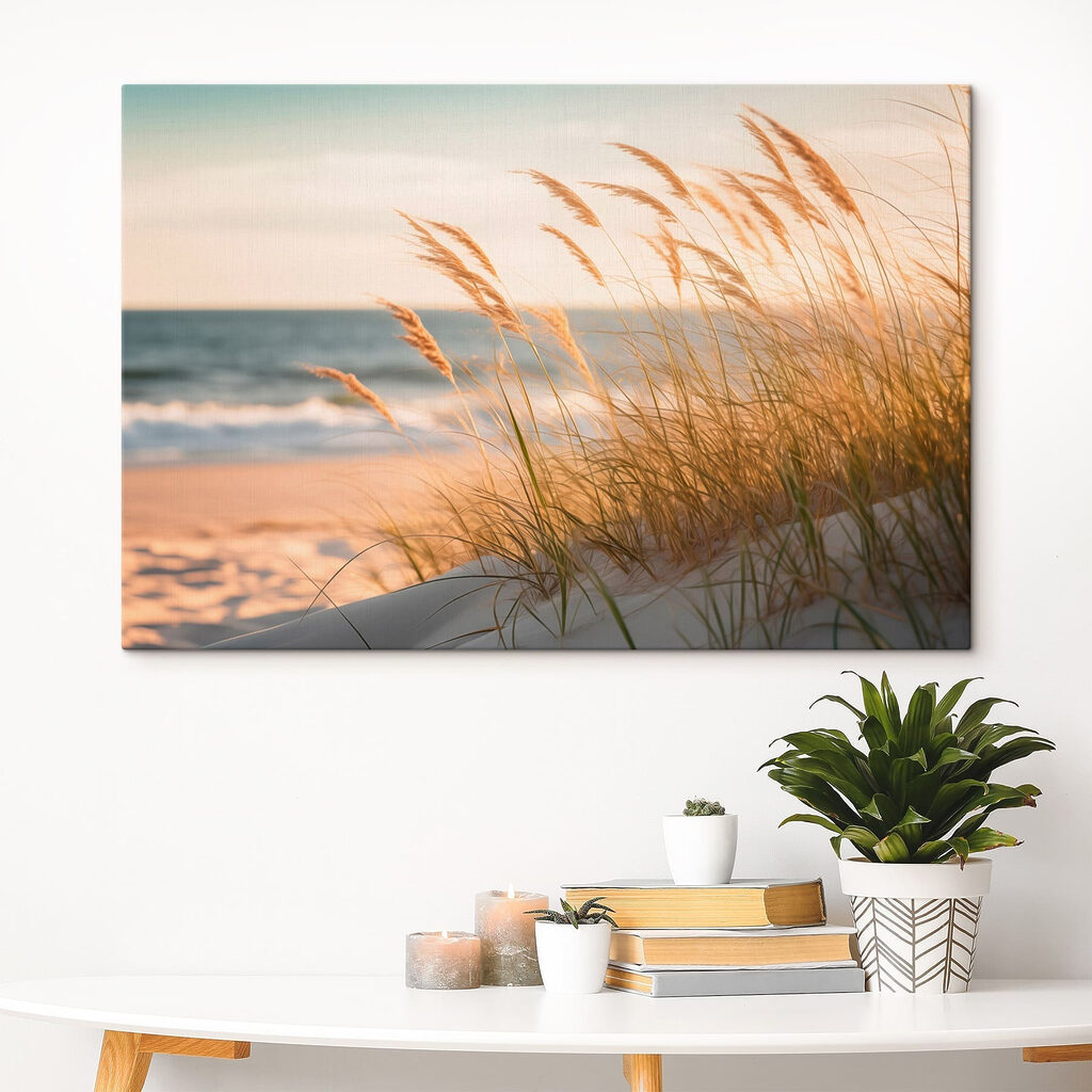 Erva alta na praia — interior 1
