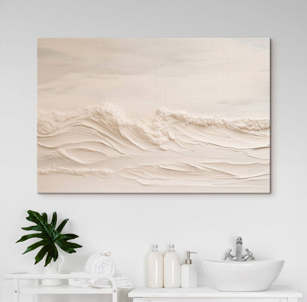 Ondas brancas em camadas — interior 3