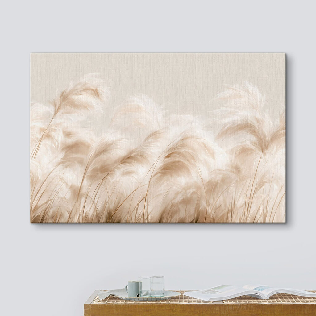 Plumas creme em contraluz — interior 3