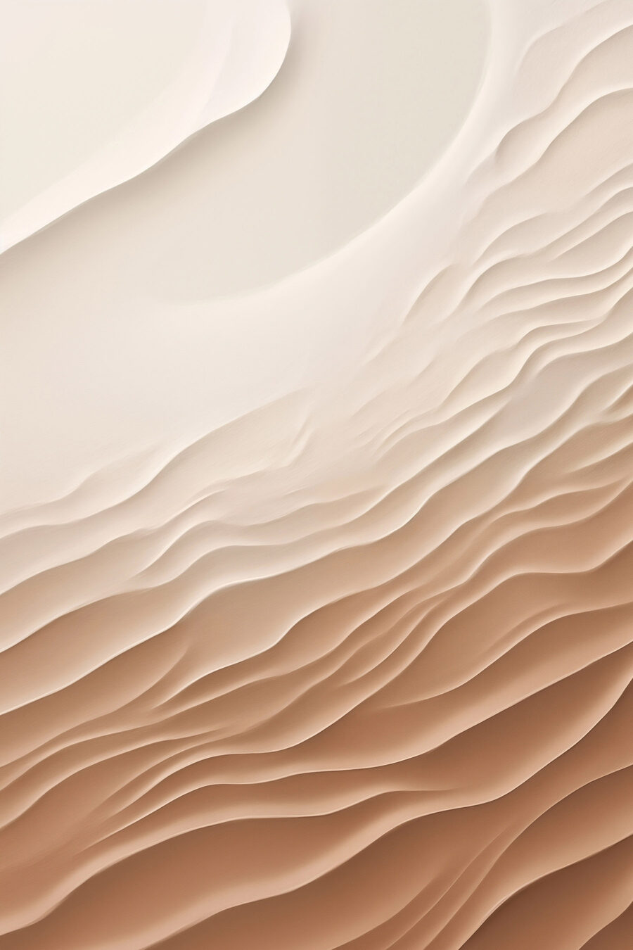 Ondulações claras em relevo — design completo
