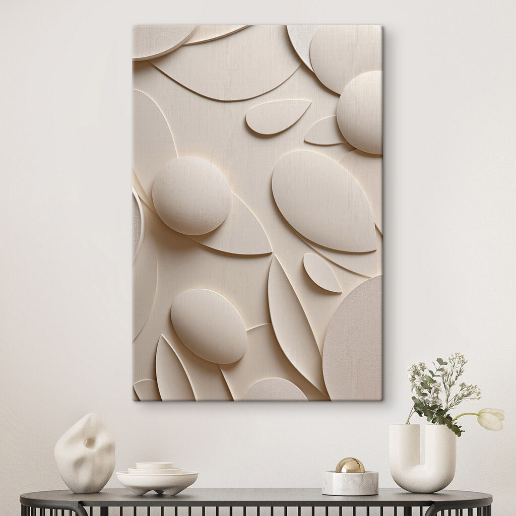 Formas redondas com folhas — interior 1