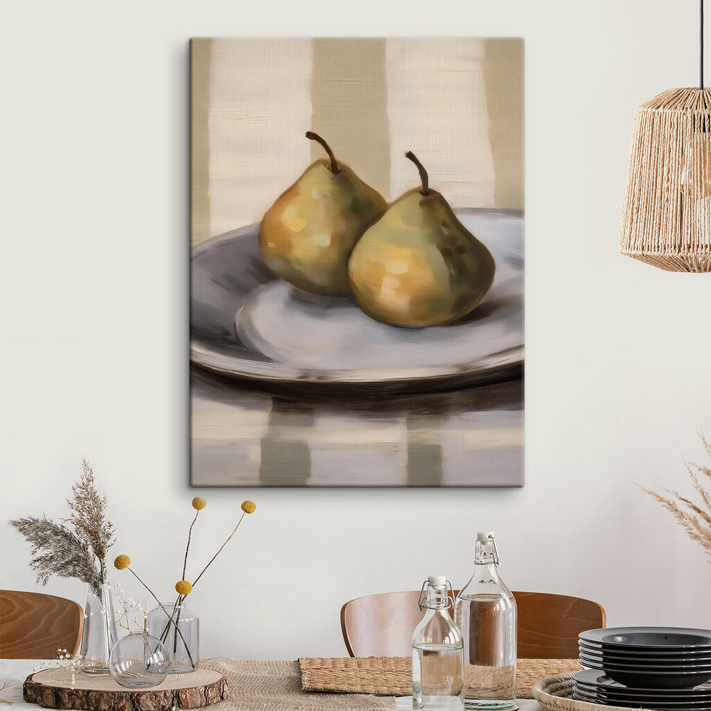 Duas peras com riscas — interior 2