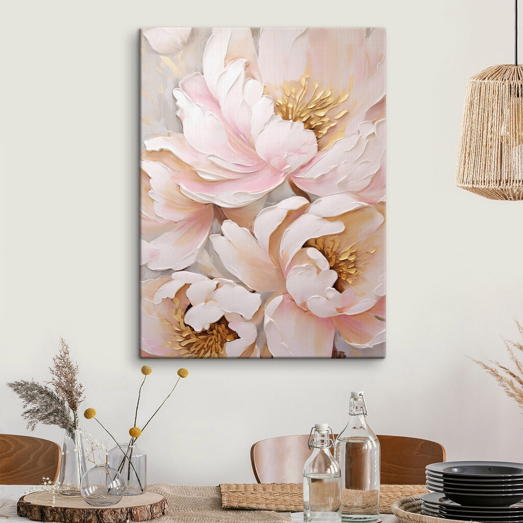 Flor creme aberta — interior 2