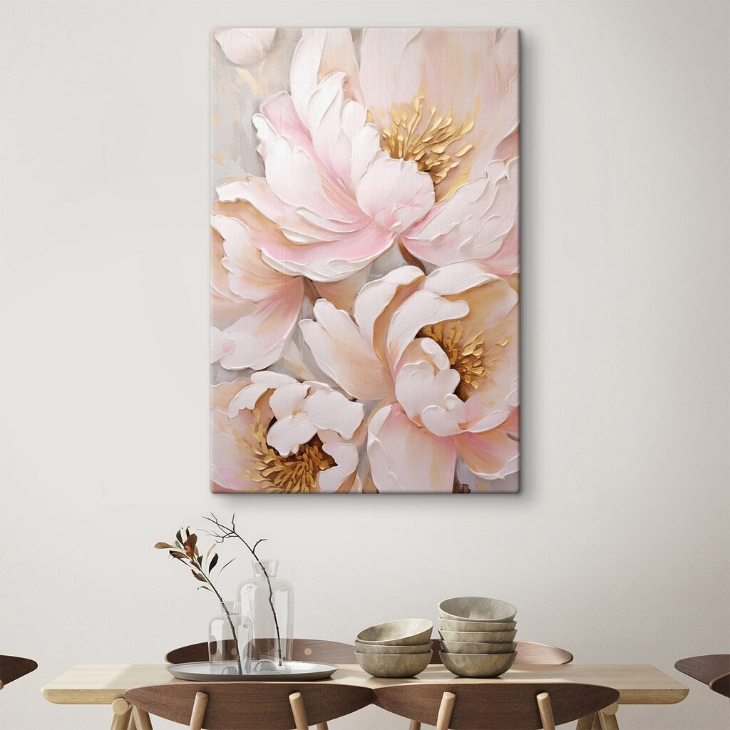 Flor creme aberta — interior 1