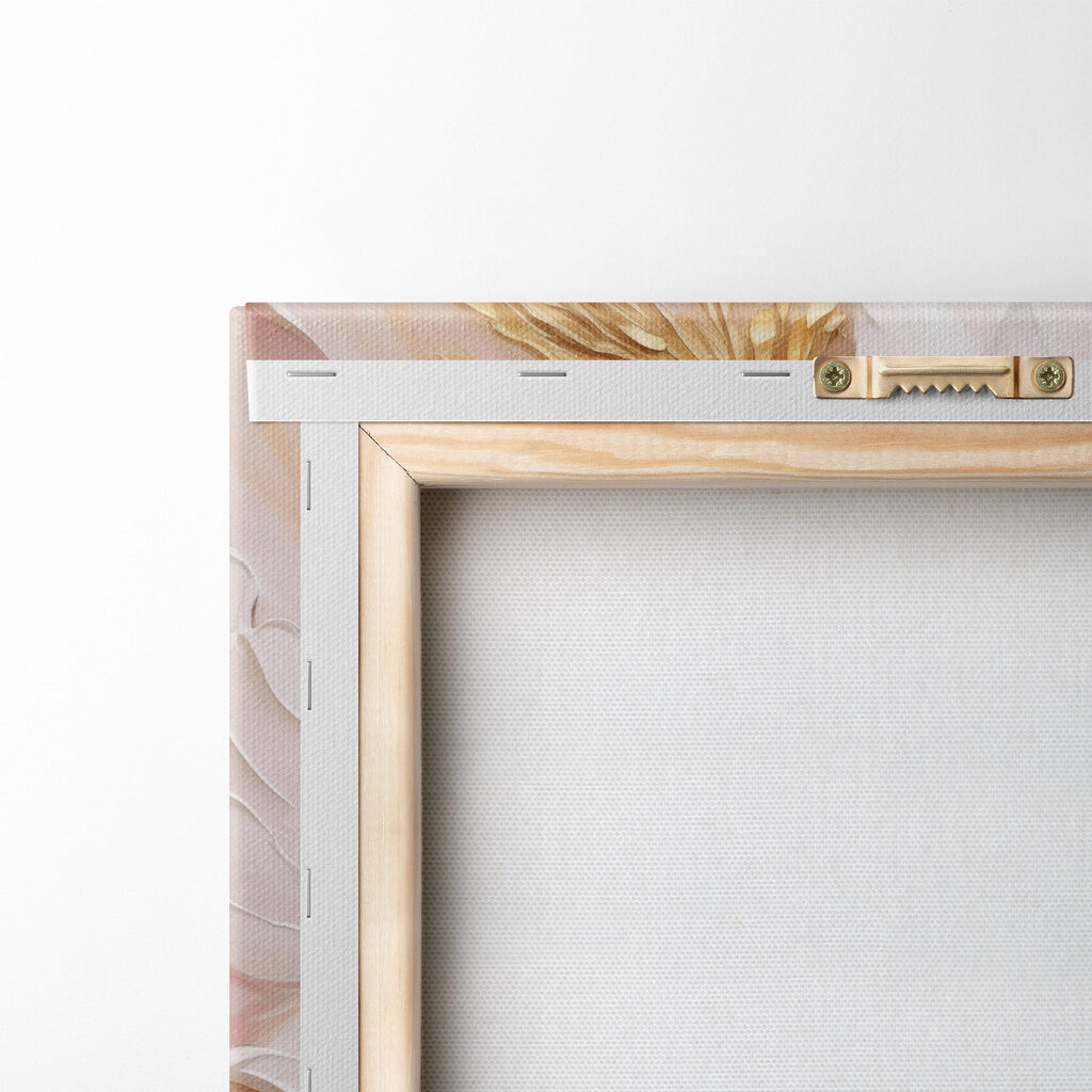 Flor creme aberta — verso