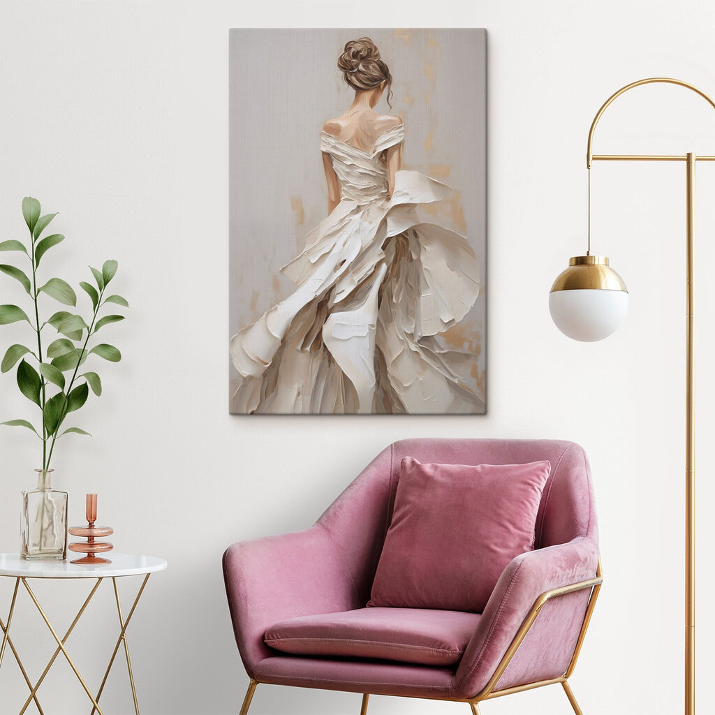 Costas em branco plissado — interior 2