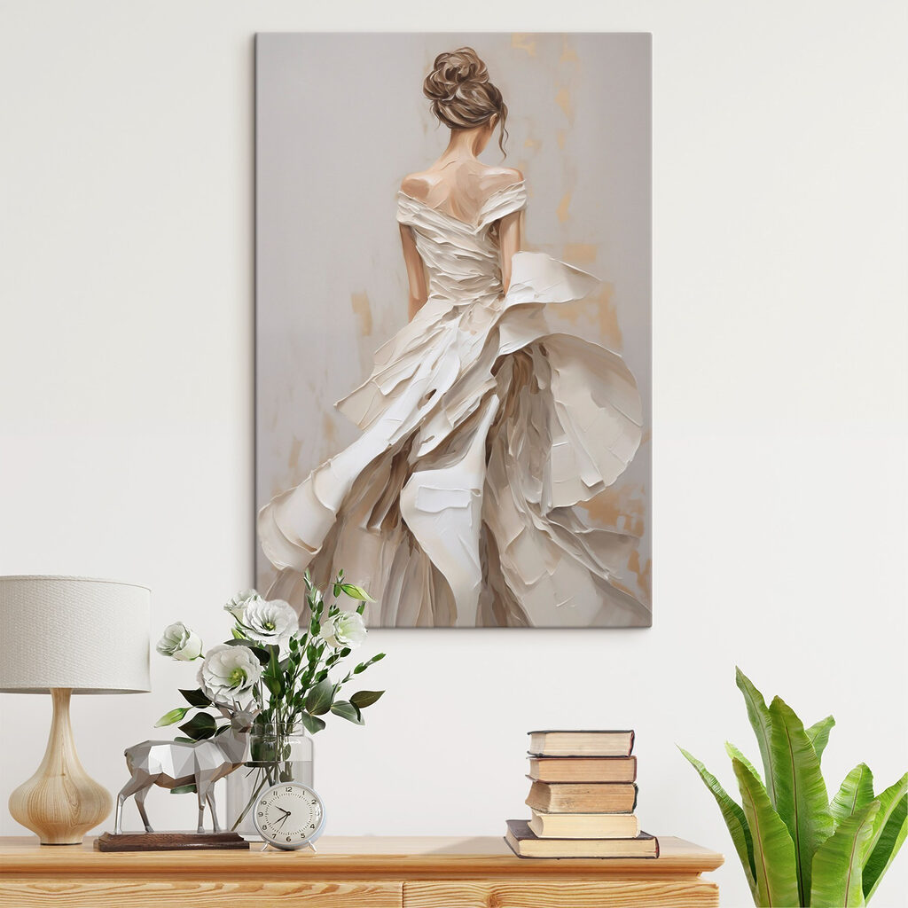 Costas em branco plissado — interior 1