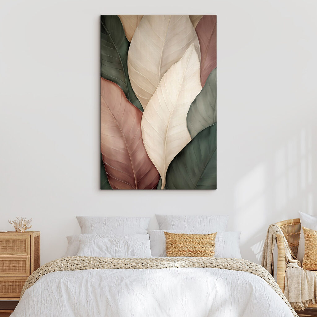 Folhas curvas com nervuras — interior 2