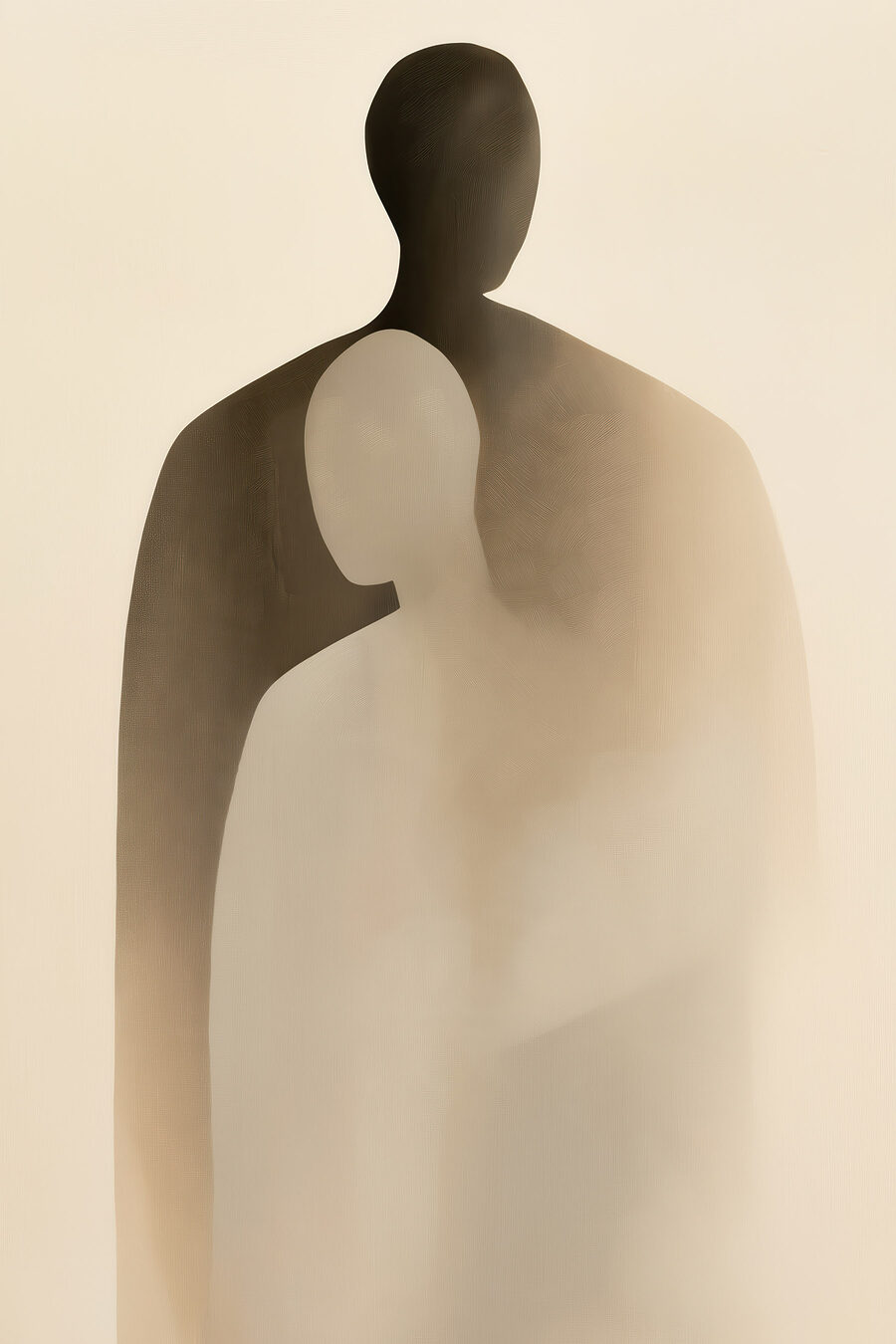 Sombra de uma figura — design completo