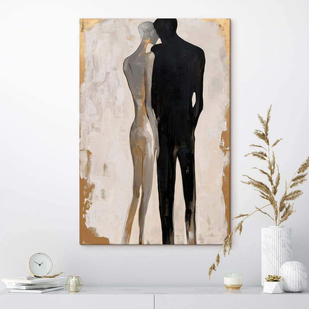 Duas figuras alongadas — interior 1