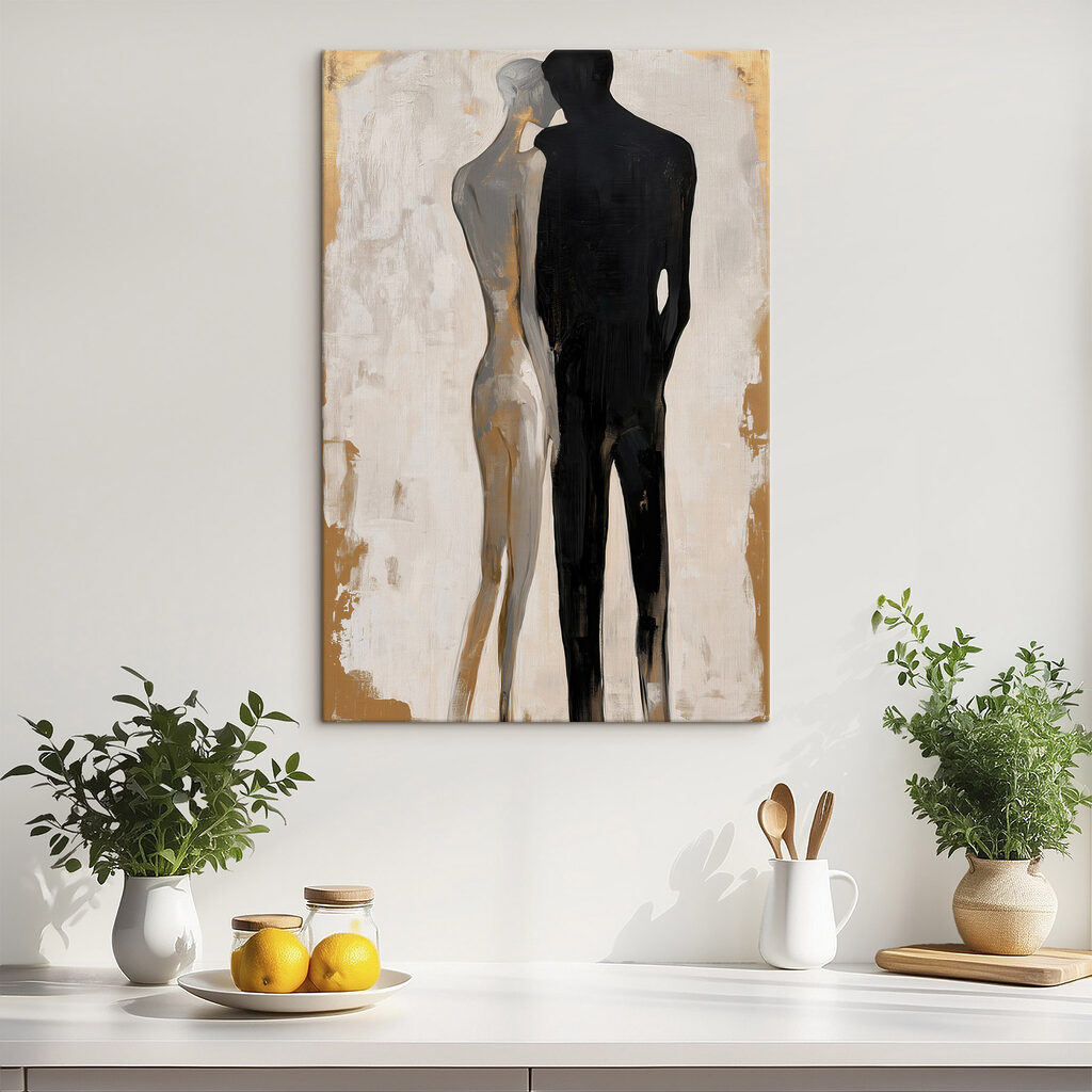Duas figuras alongadas — interior 2