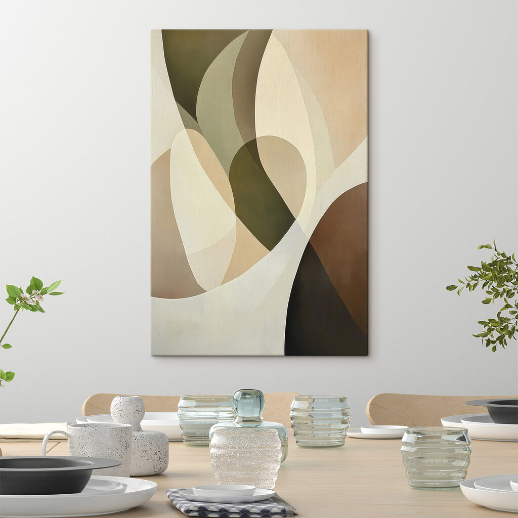 Formas verdes cruzadas — interior 2