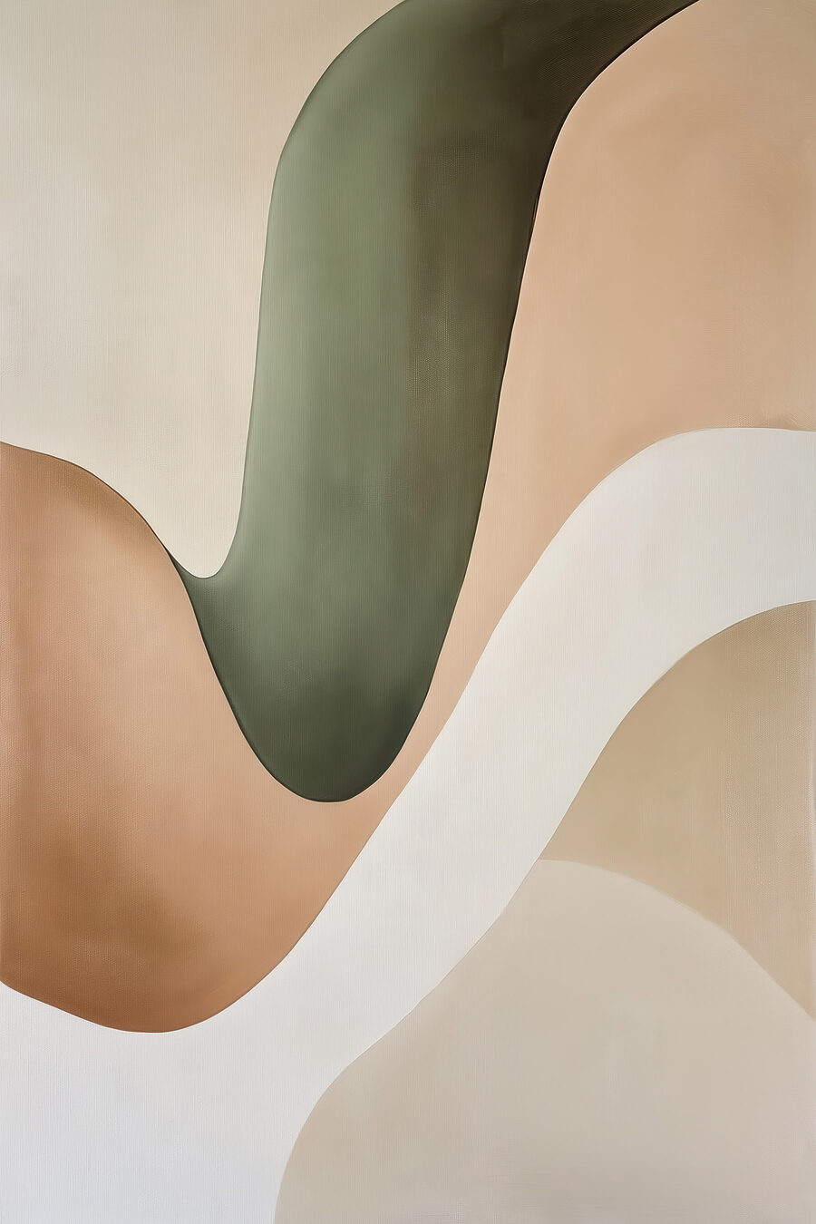 Arco verde sobre branco — design completo