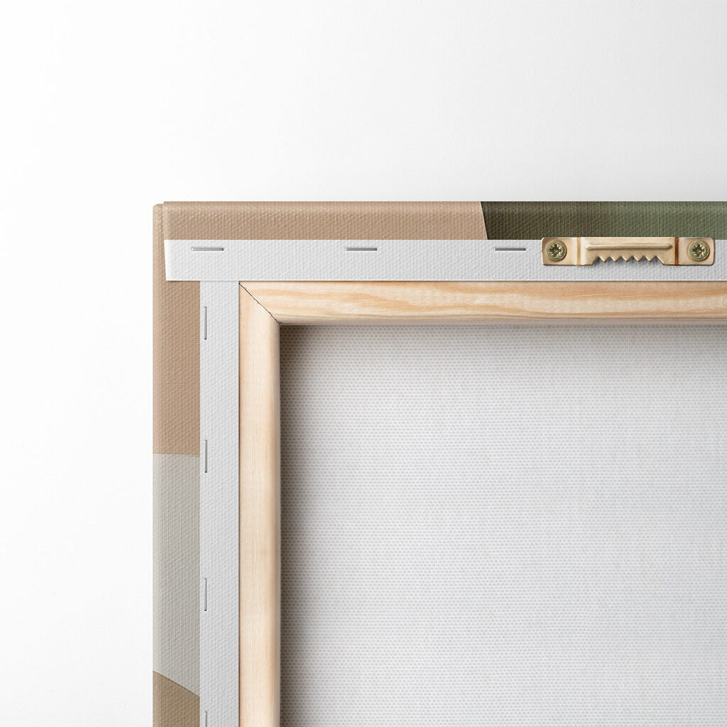 Arco verde sobre branco — verso
