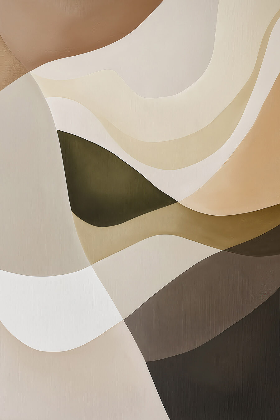 Formas terrosas e onduladas — design completo
