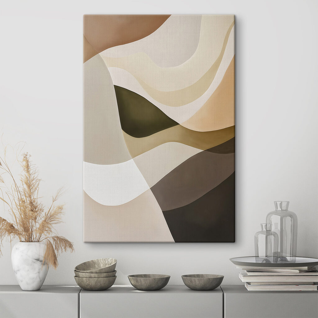 Formas terrosas e onduladas — interior 1
