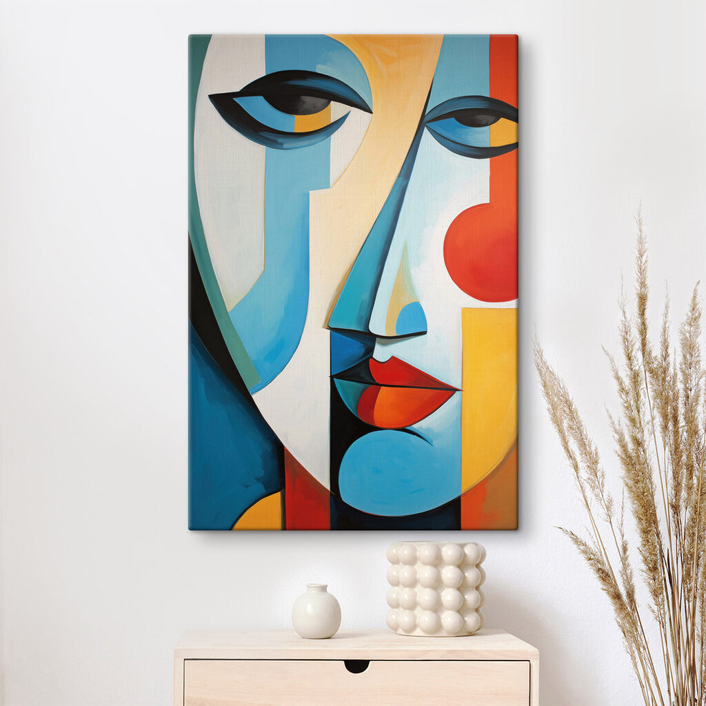 Rosto colorido, olhos abertos — interior 2