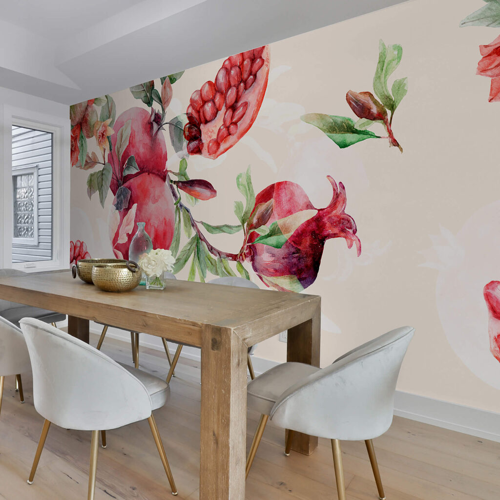 Romãs entre flores — interior 4