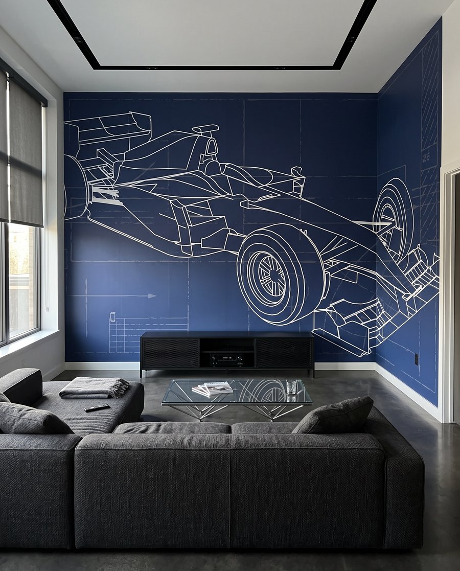 Carro de corrida técnico — interior 4