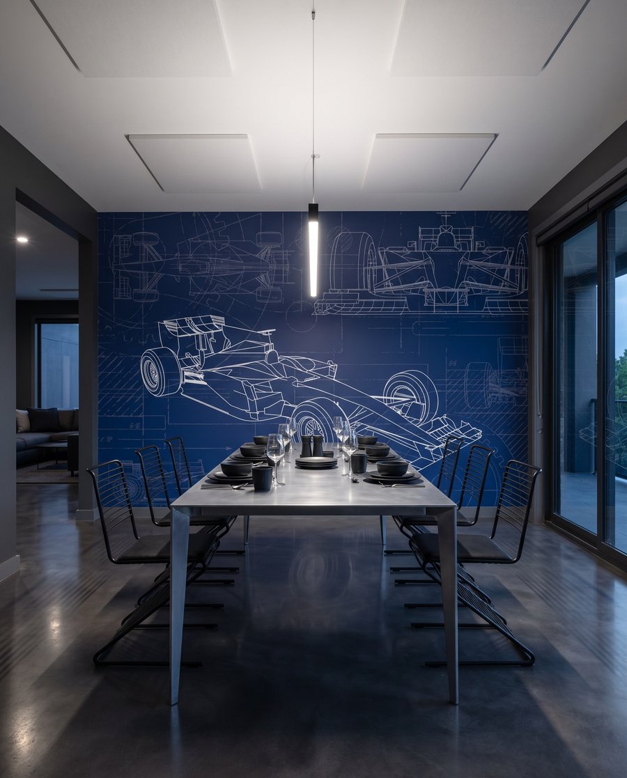 Carro de corrida técnico — interior 5