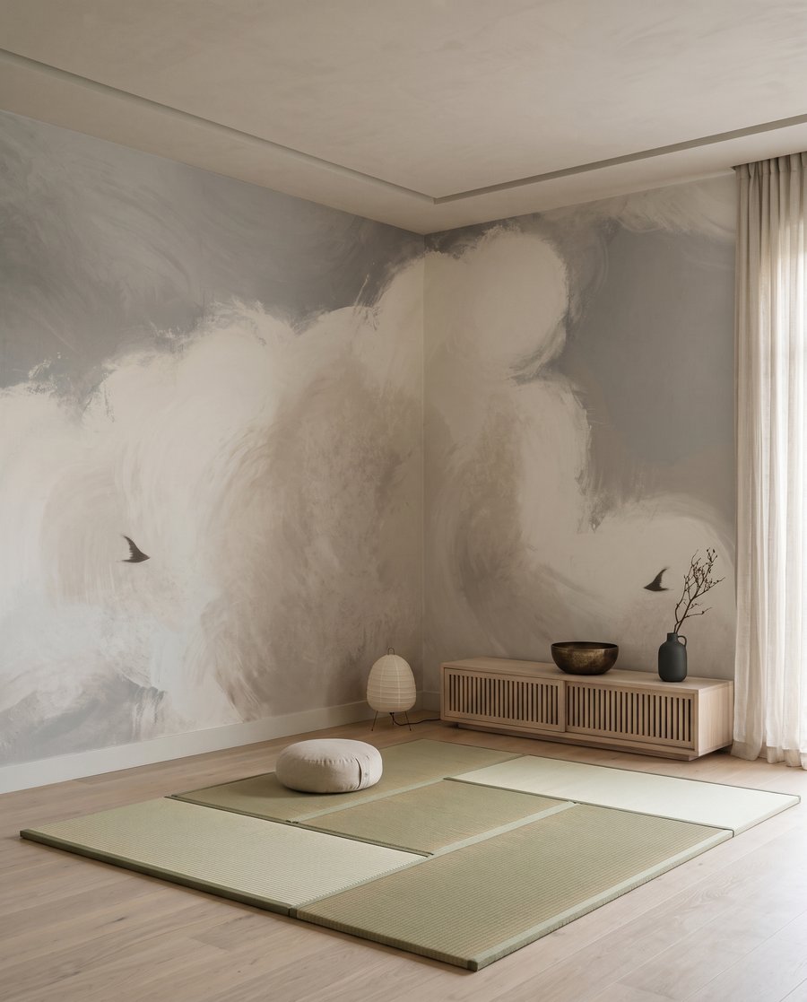 Pássaros sob as nuvens — interior 4