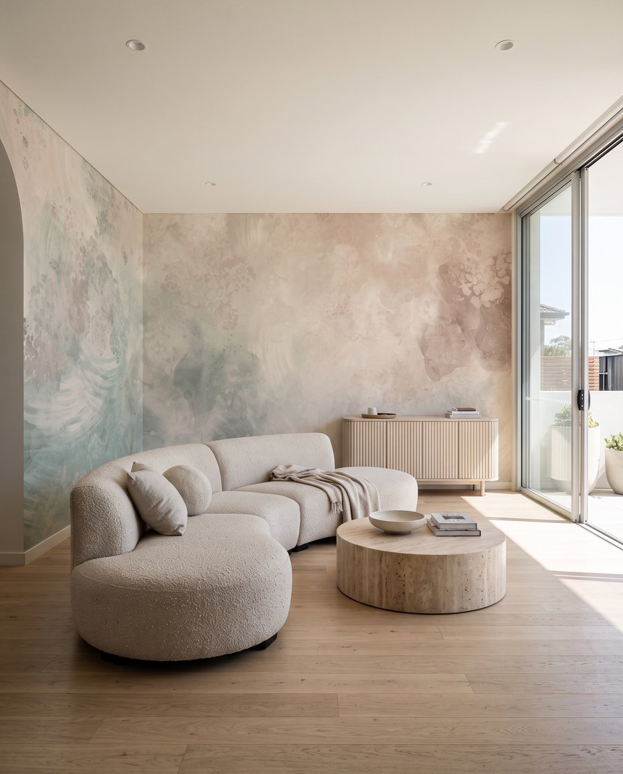 Véu de tons pastel — interior 2