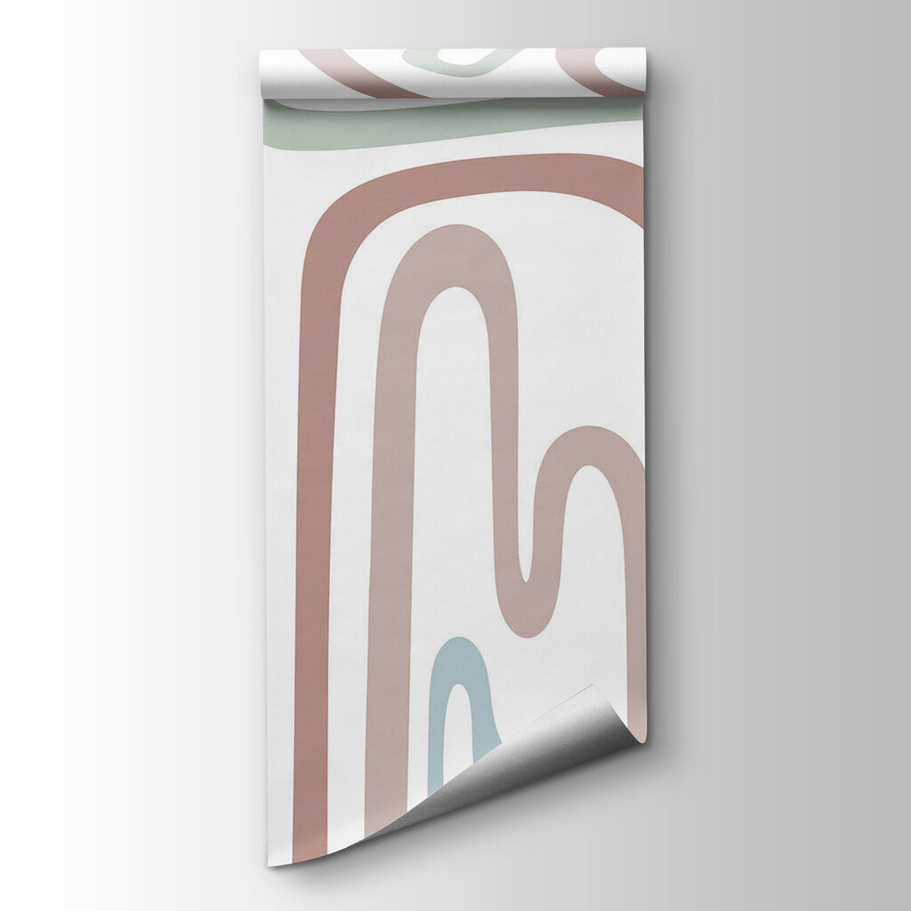 Linhas suaves em pastel — vista do produto