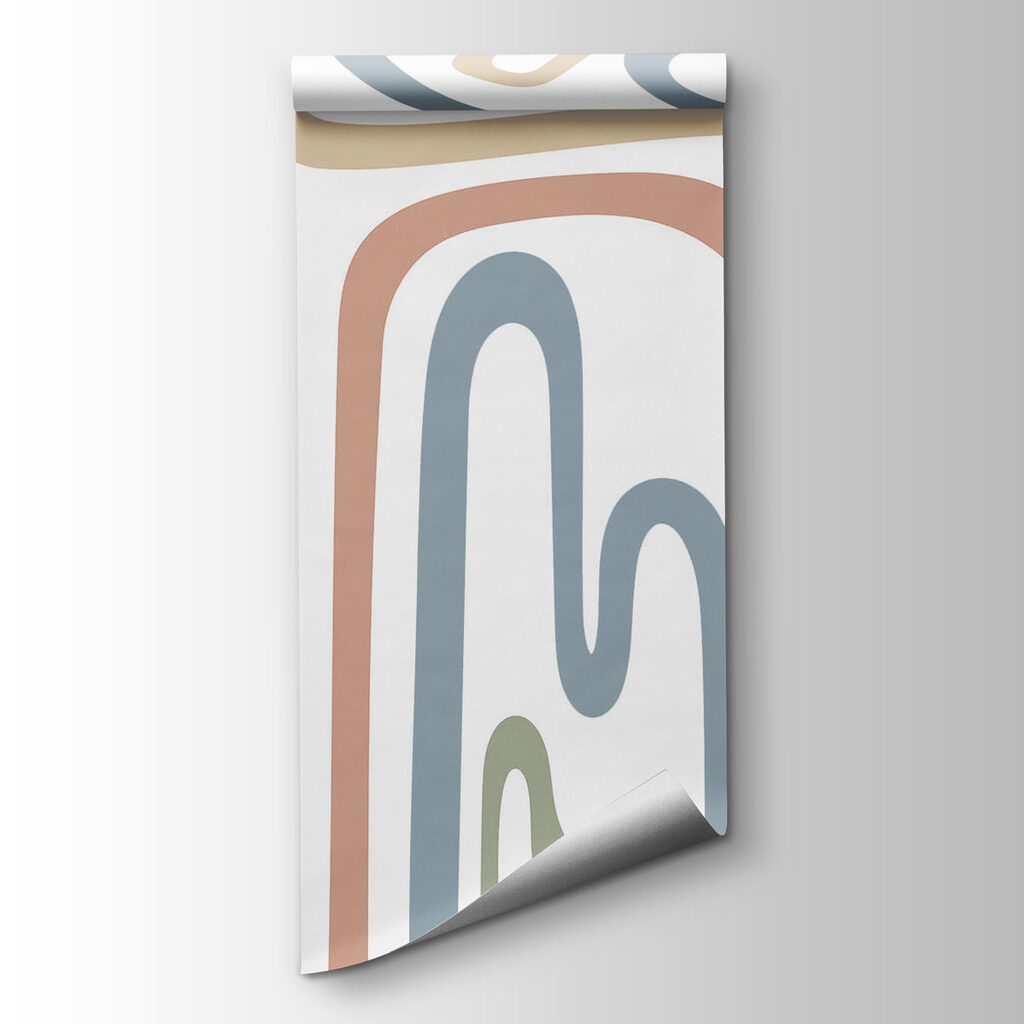 Linhas suaves em pastel — vista do produto
