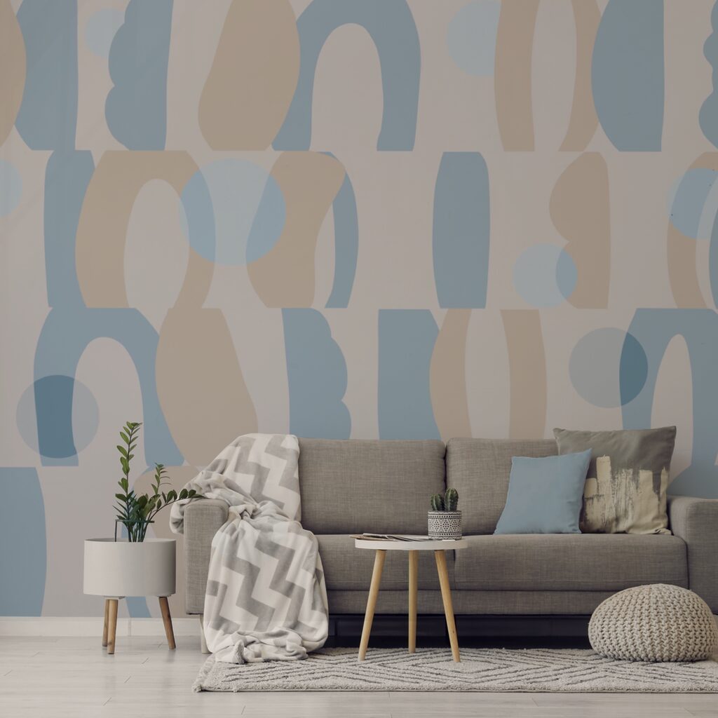 Blocos redondos em pastel — interior 1