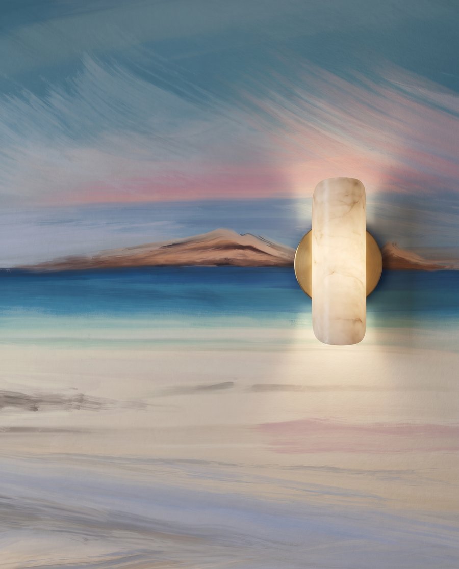 Luz rosa no mar — detalhe