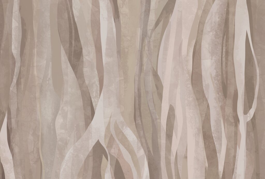 Troncos como faixas suaves — design completo