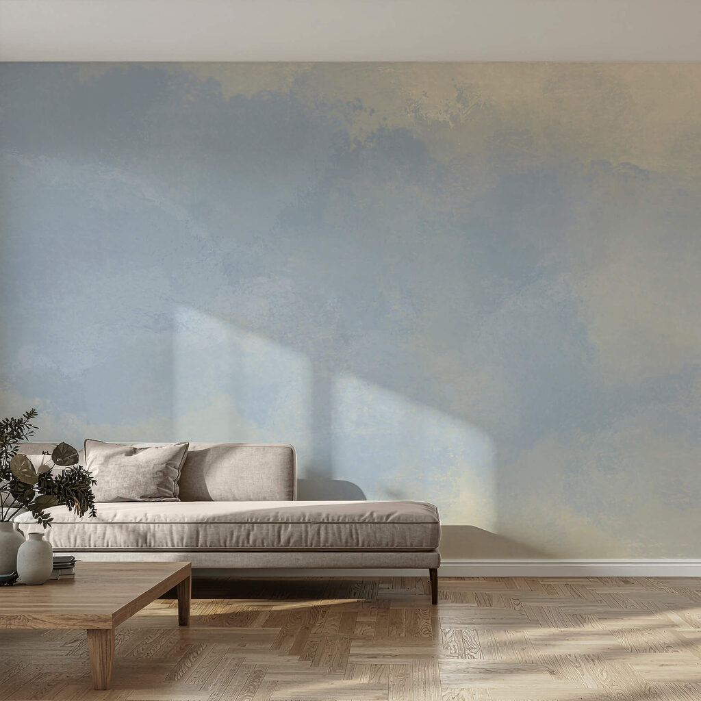 Nuvens de azul pálido — interior 1