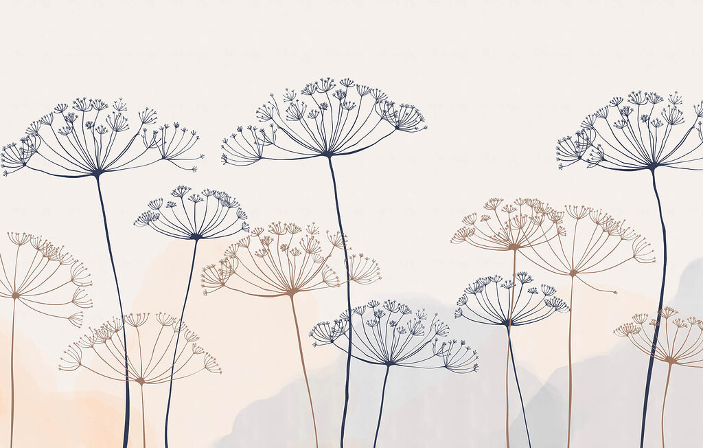 Umbelas em alturas diferentes — design completo
