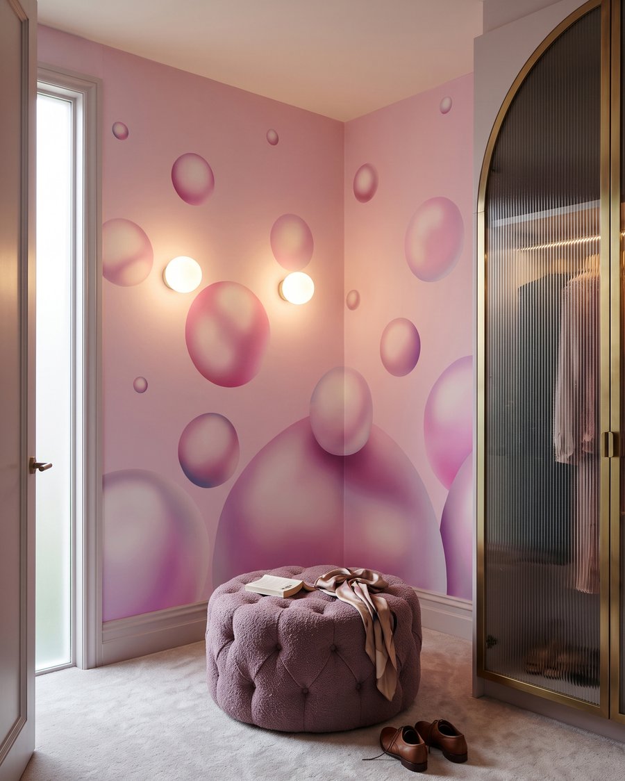 Bolhas brilhantes a flutuar — interior 1