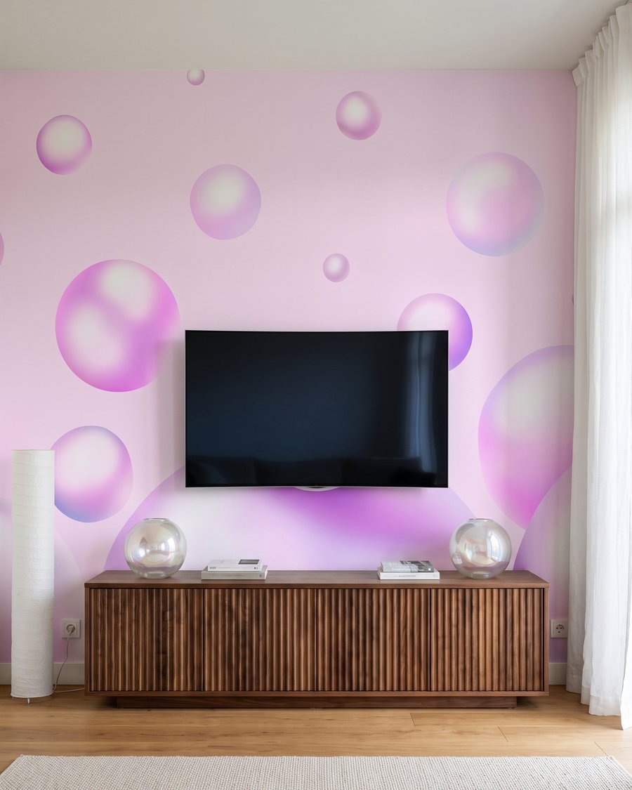 Bolhas brilhantes a flutuar — interior 3