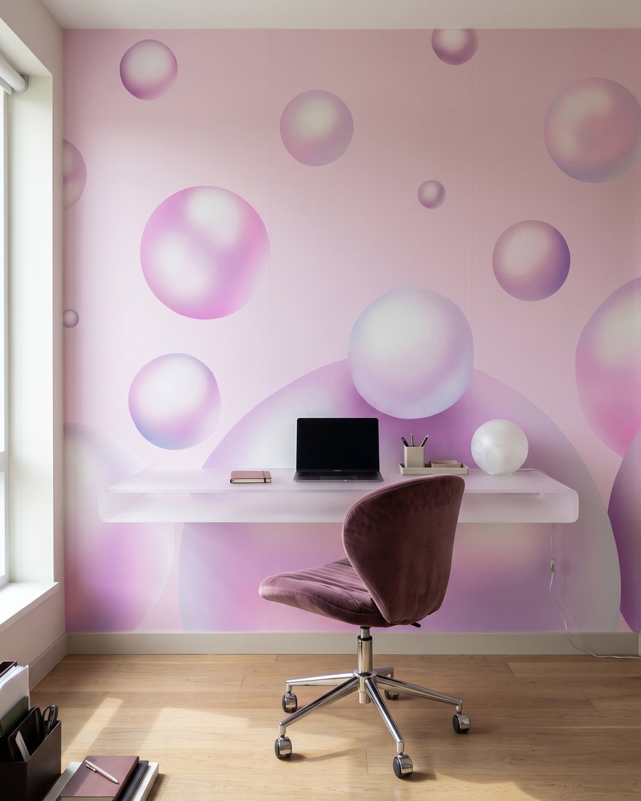 Bolhas brilhantes a flutuar — interior 5