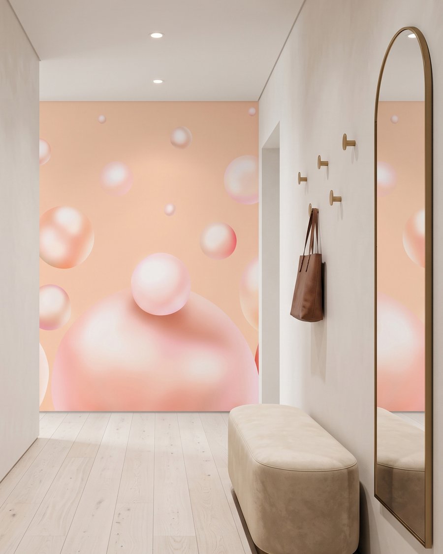 Bolhas brilhantes a flutuar — interior 5