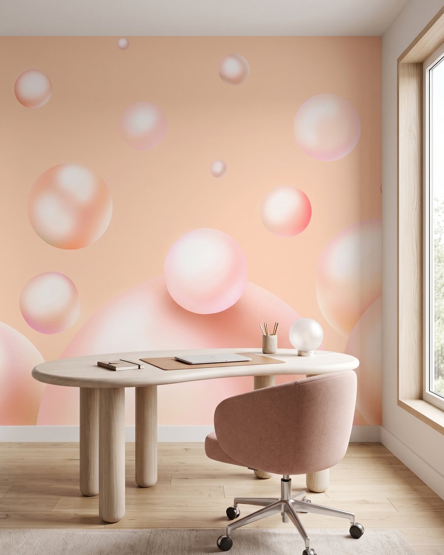 Bolhas brilhantes a flutuar — interior 1