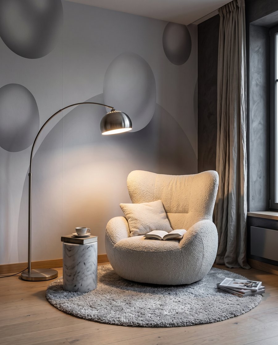 Bolhas brilhantes a flutuar — interior 4