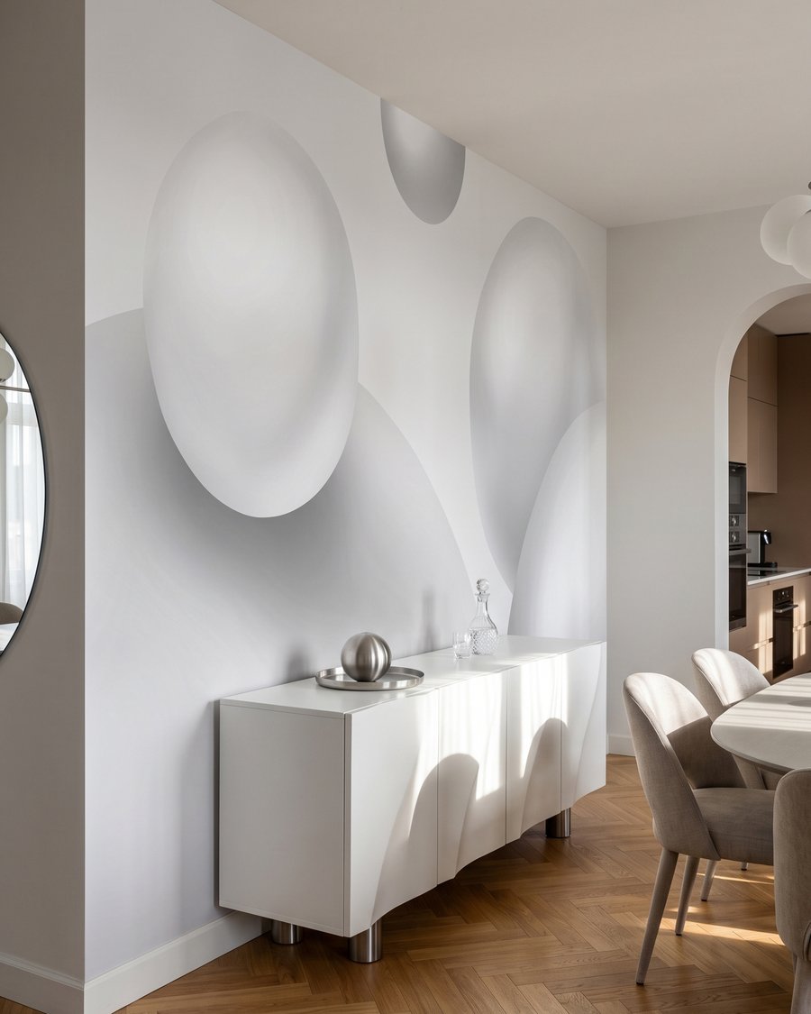 Bolhas brilhantes a flutuar — interior 1