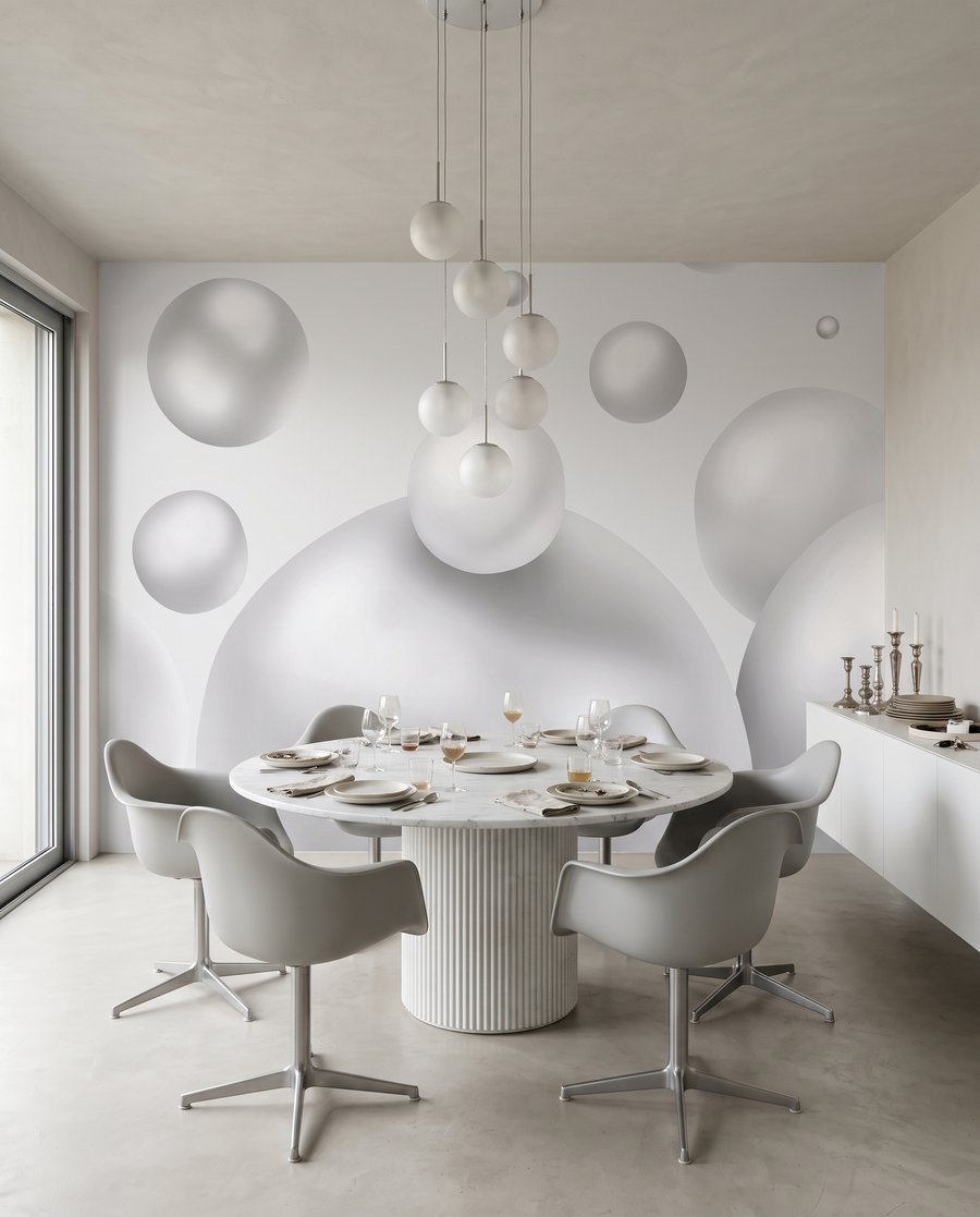 Bolhas brilhantes a flutuar — interior 6