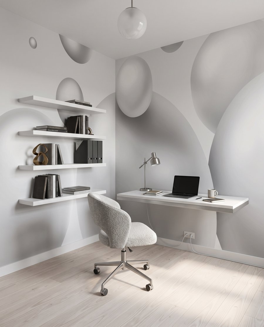 Bolhas brilhantes a flutuar — interior 7