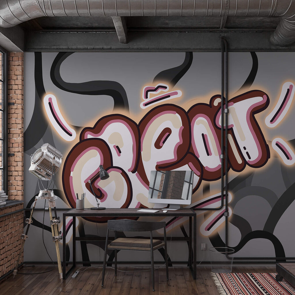 Great em graffiti — interior 2