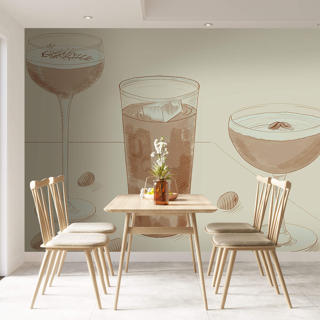 Copos desenhados — interior 2