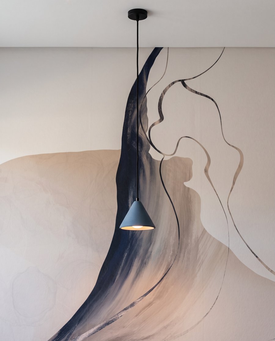 Linha no espaço branco — detalhe