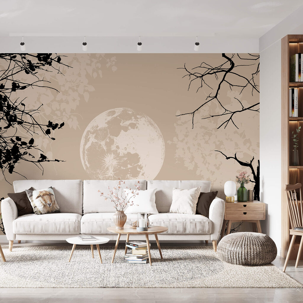 Lua entre os ramos — interior 1