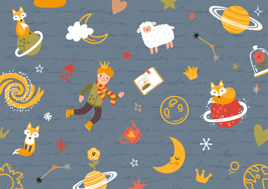 O Principezinho entre planetas — design completo